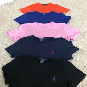 Bundle of Ralph Lauren polo tees